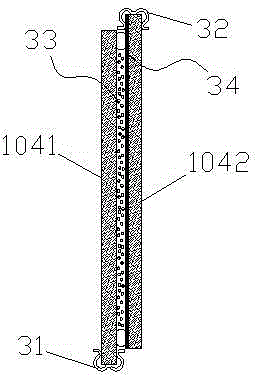 Inner rear-view mirror with new clamping structure and clamping structure