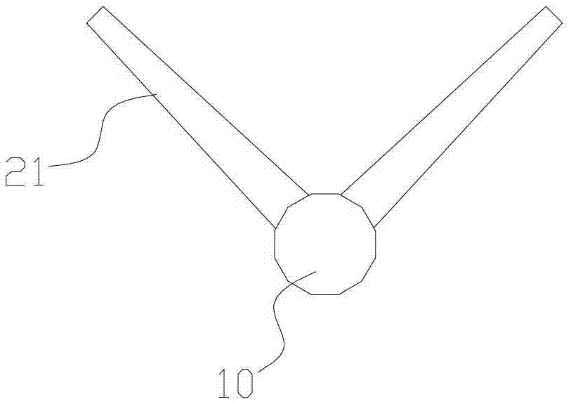 A steel pipe pole that can realize the buried transmission line