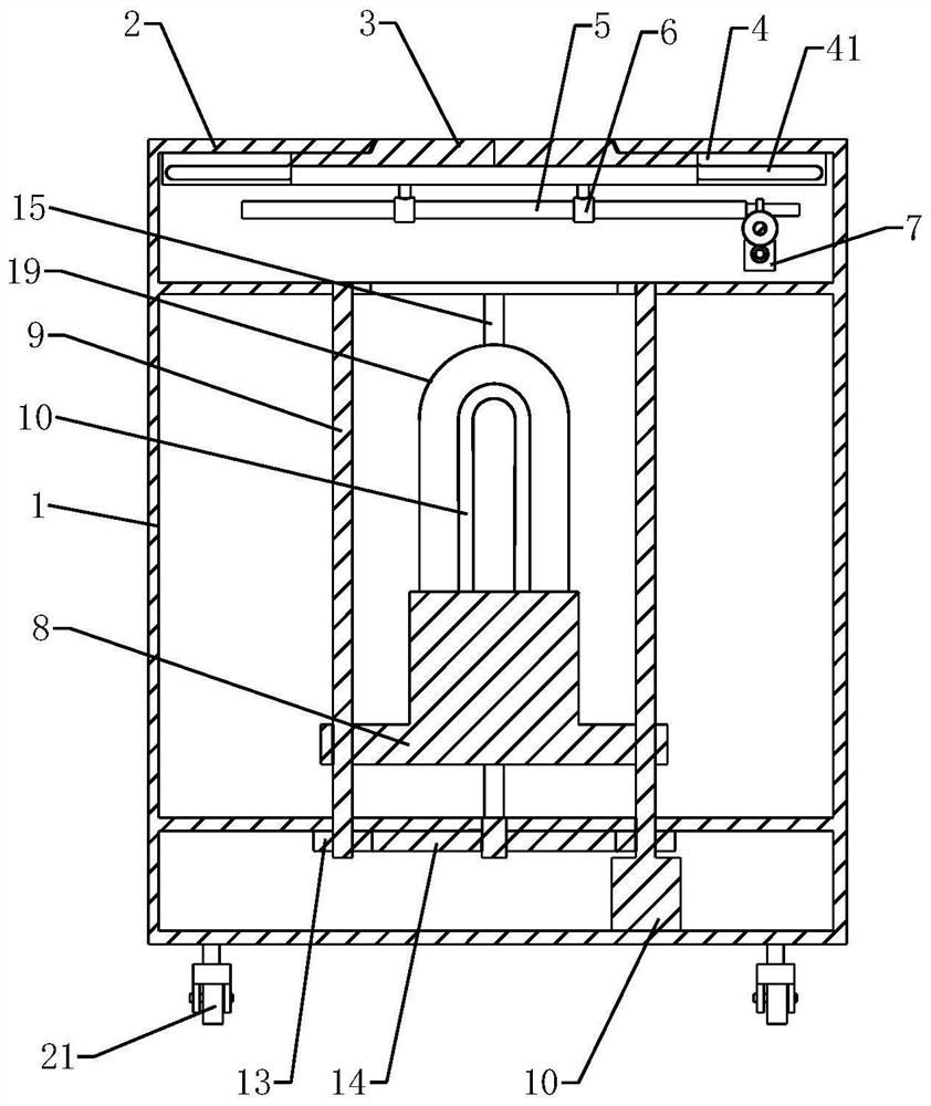 Periscopic intensive pulse light sterilization machine