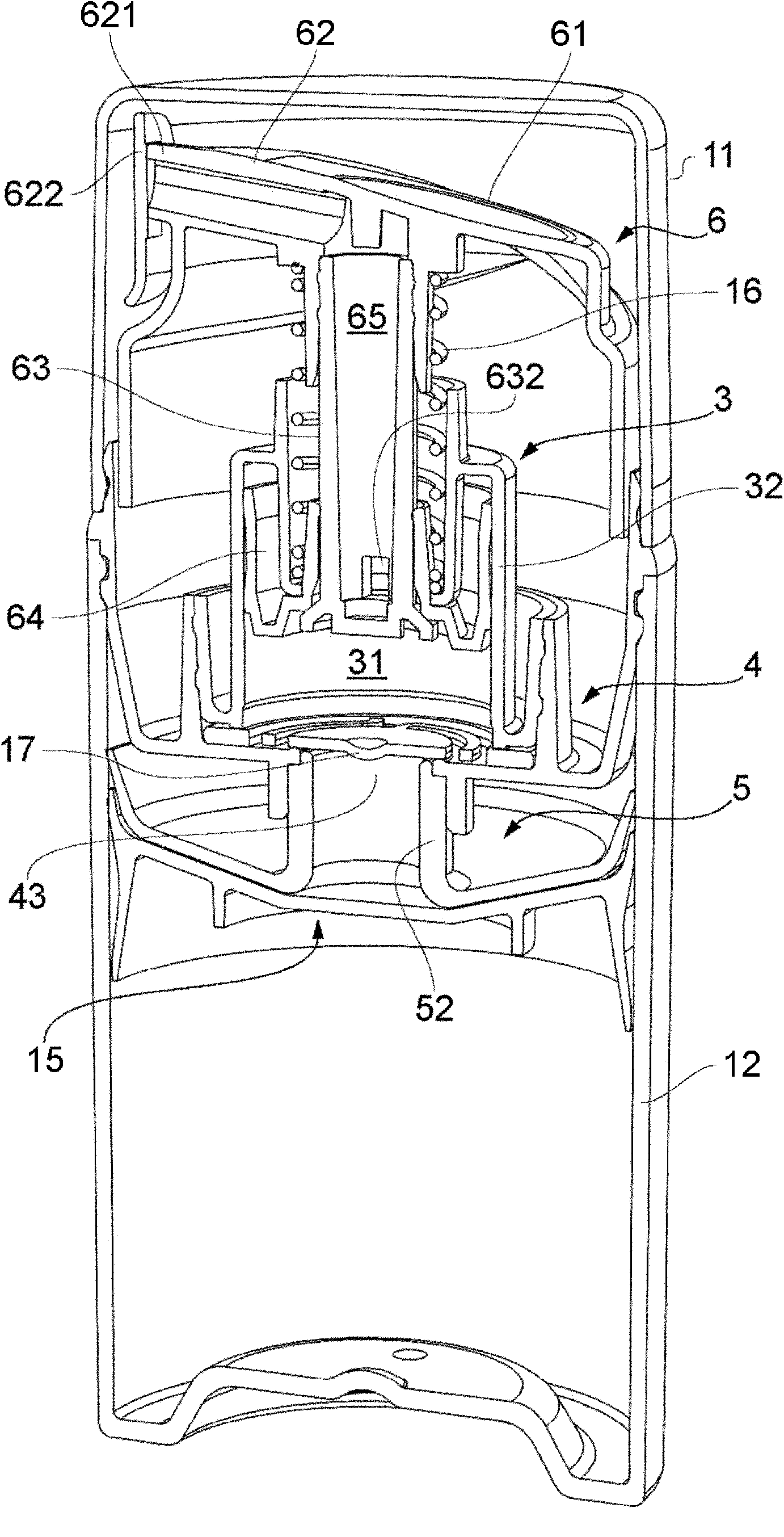 Pump dispenser and method of assembly of such a dispenser