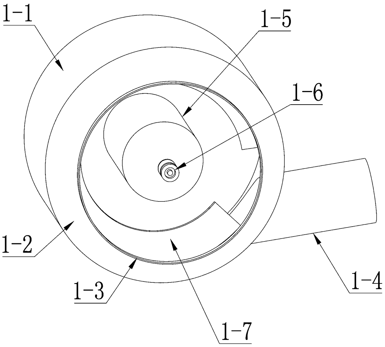 A cashmere loosening and loosening mechanism