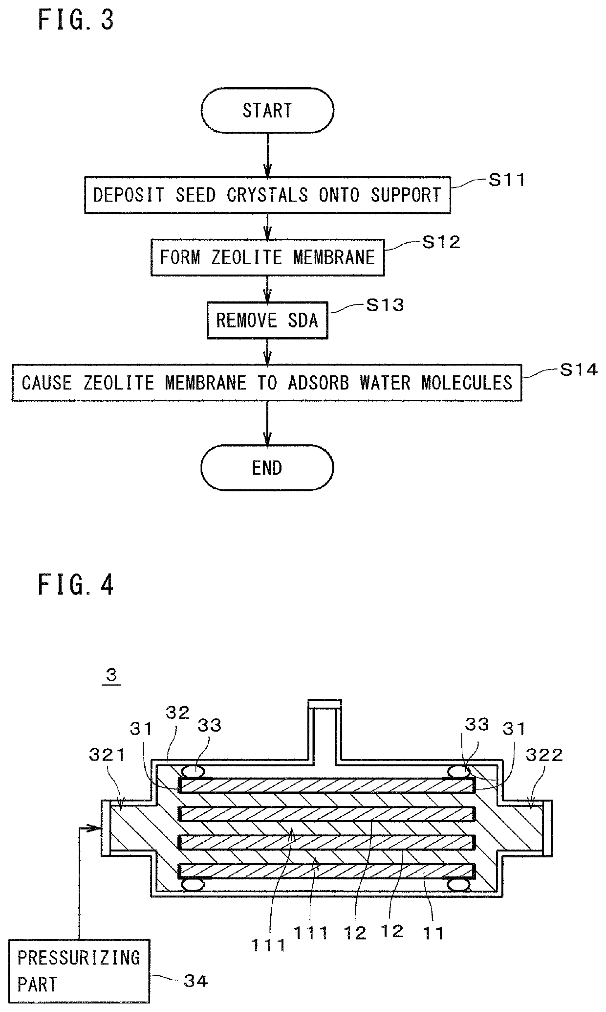 Zeolite membrane complex, method of producing zeolite membrane complex, method of treating zeolite membrane complex, and separation method