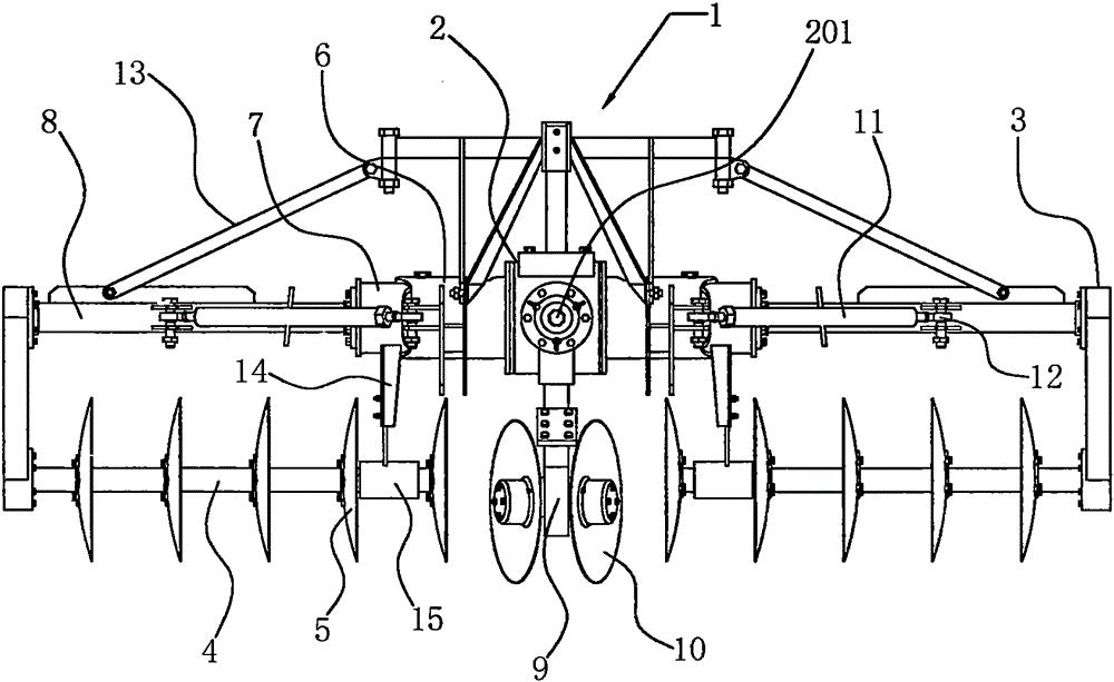 Coulter assembly of disc plow