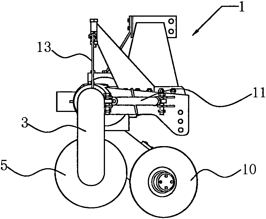 Coulter assembly of disc plow