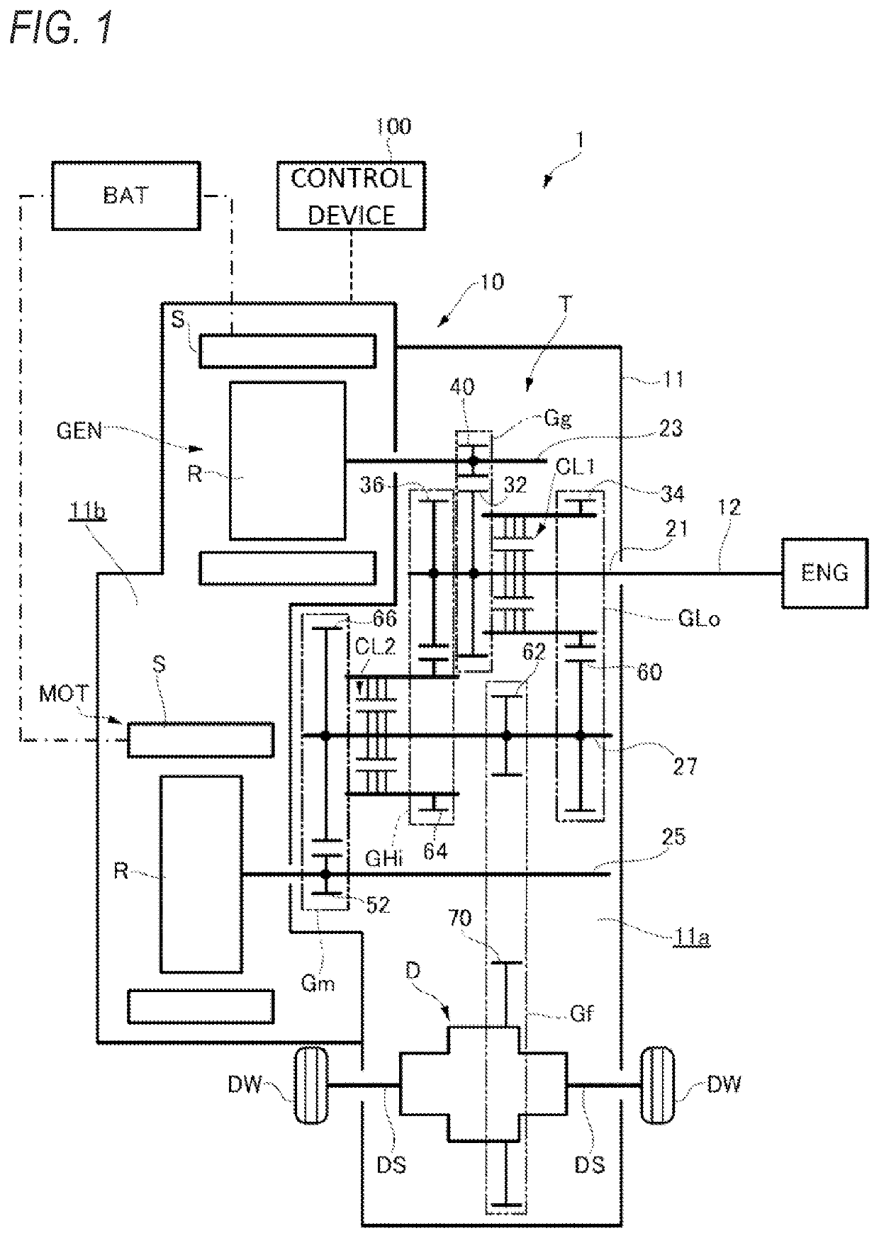 Control device of vehicle