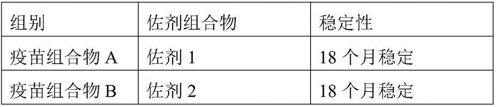 Adjuvant composition and preparation method and application thereof