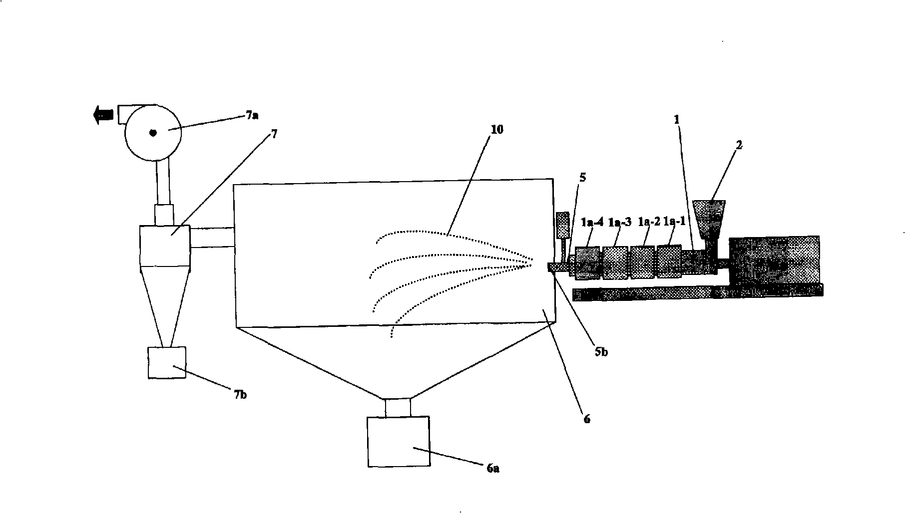 Method of producing drug-containing wax matrix particles, extruder to be used in the method and sustained-release preparation containing cilostazol