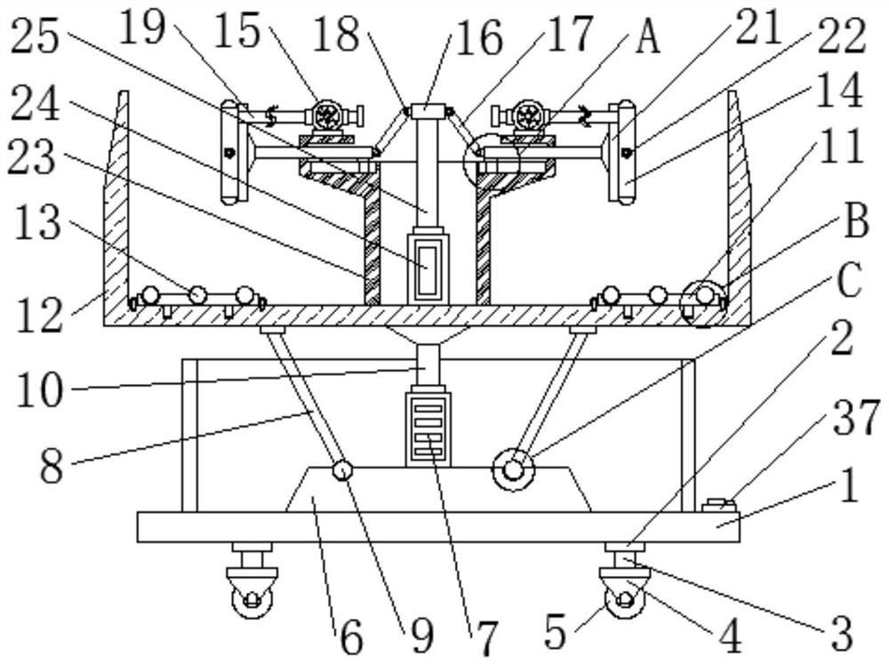 Hydraulic clamp with bidirectional clamping effect