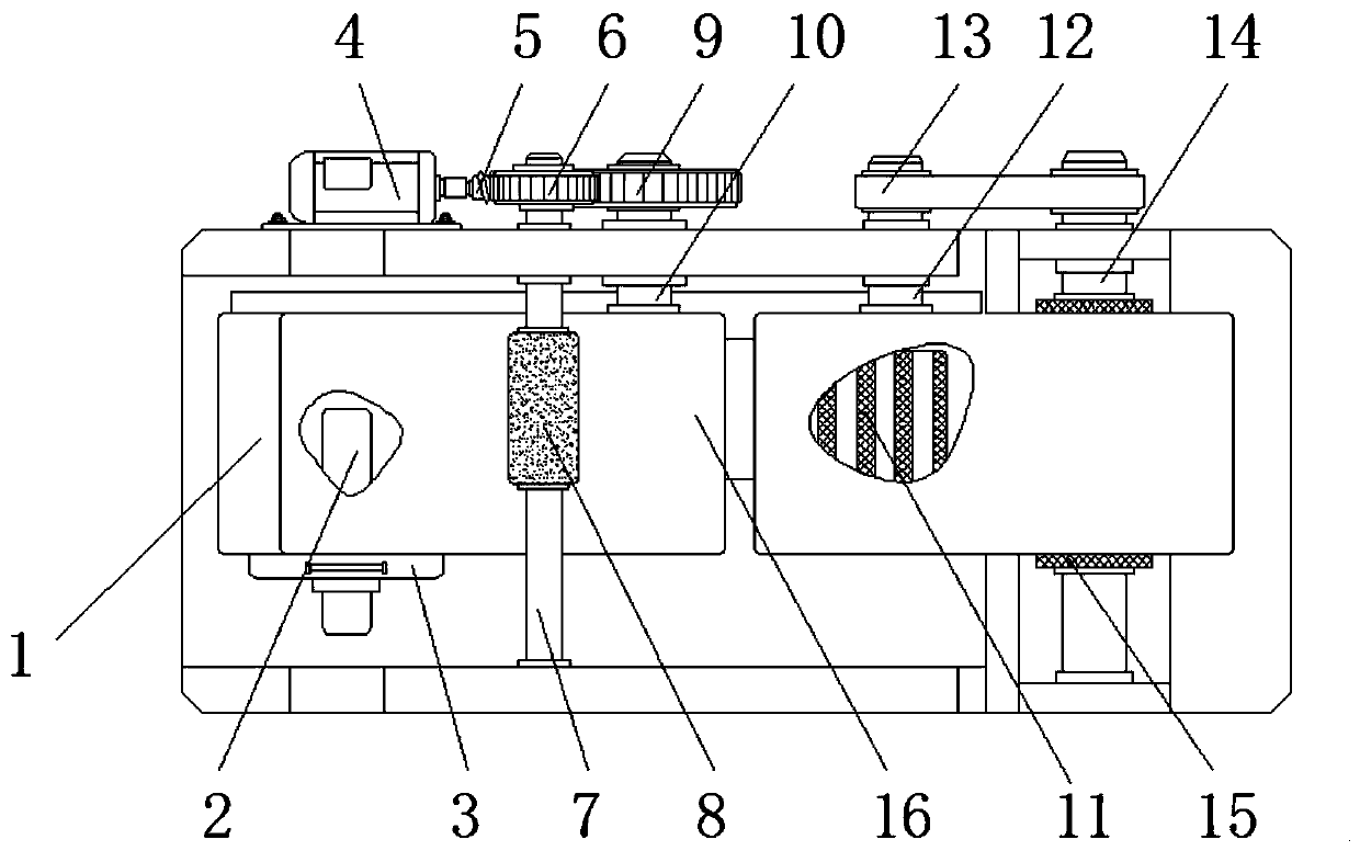 Paper feeding device for vertical printing machine