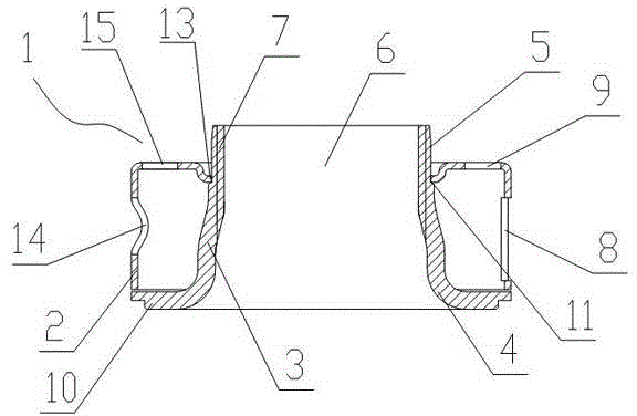 Water outlet body structure