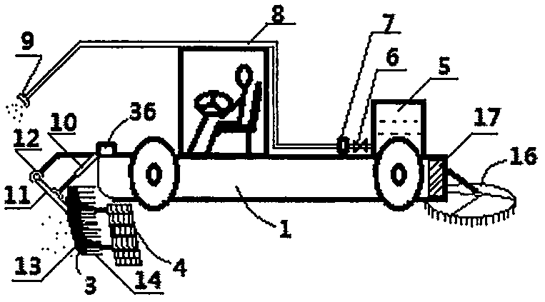 Device and method for cleaning and collecting populus tomentosa