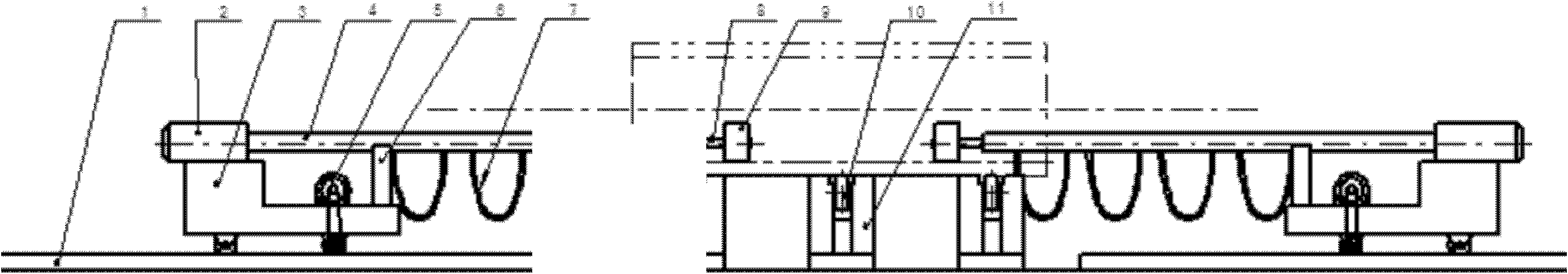 Inner wall washer of steel tube