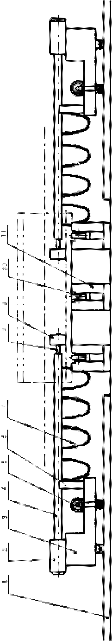 Inner wall washer of steel tube