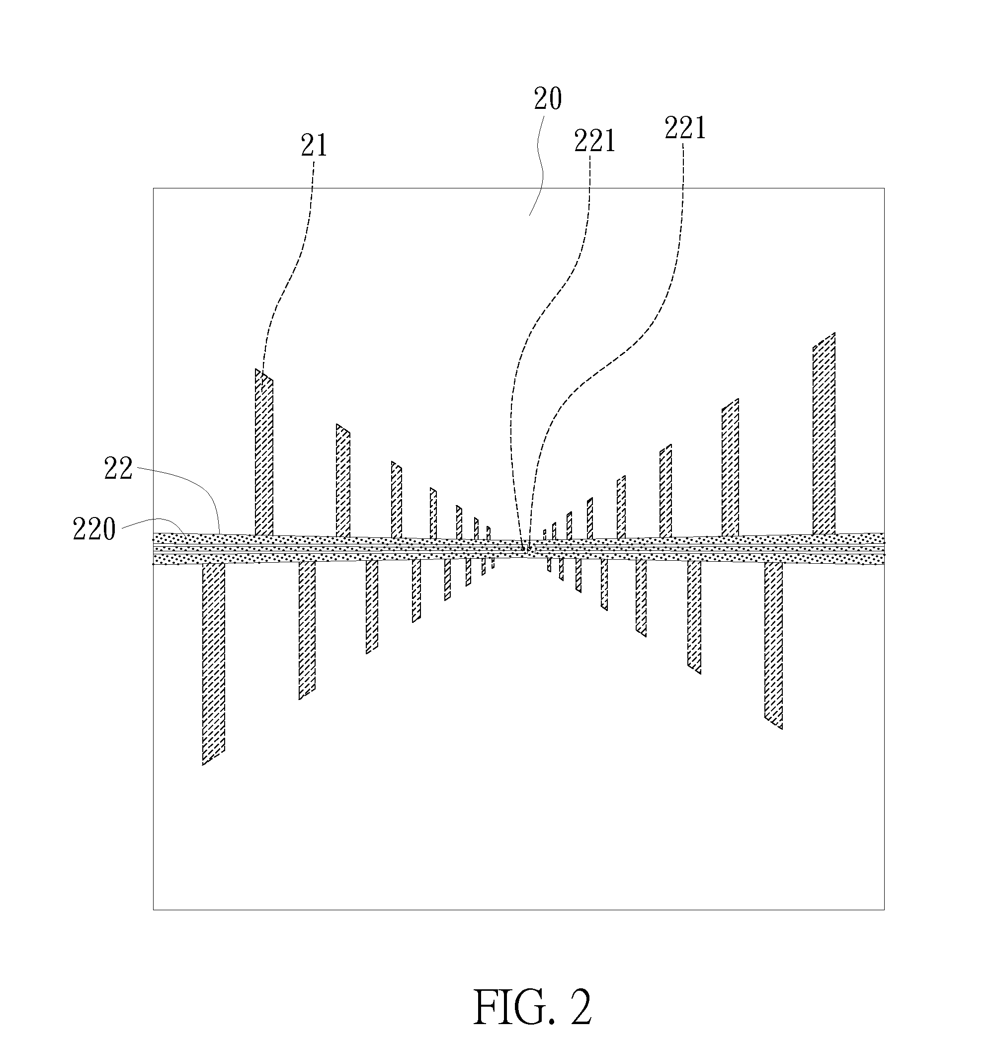 Coplanar waveguide fed planar log-periodic antenna