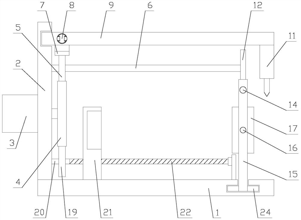 Wafer laser slicing device with good effect