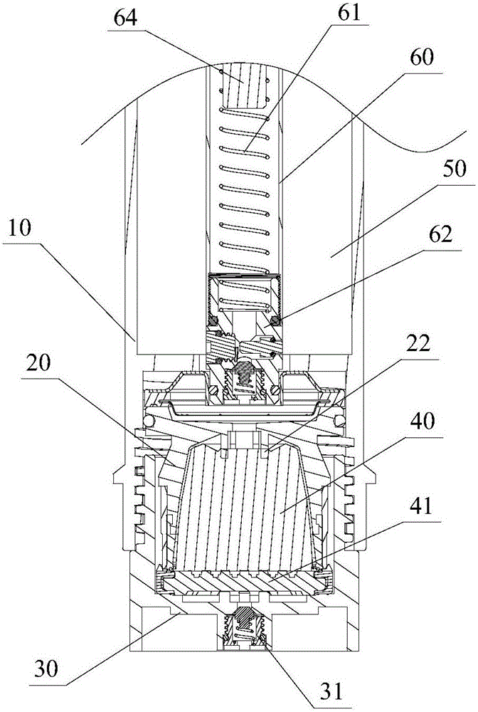 Hand pressing capsule coffee machine