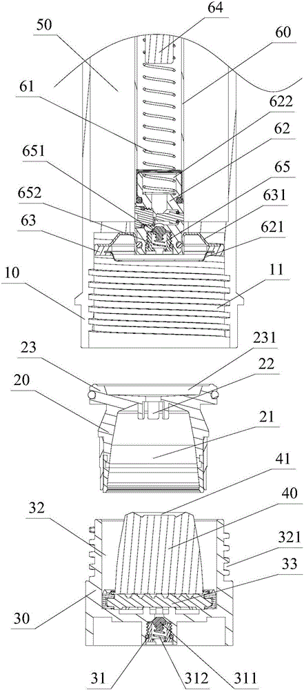 Hand pressing capsule coffee machine