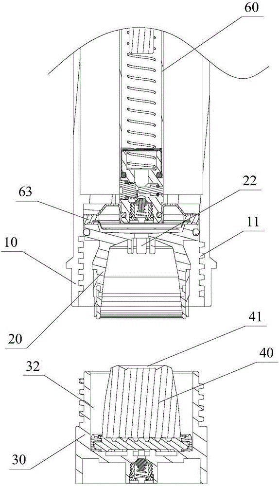 Hand pressing capsule coffee machine