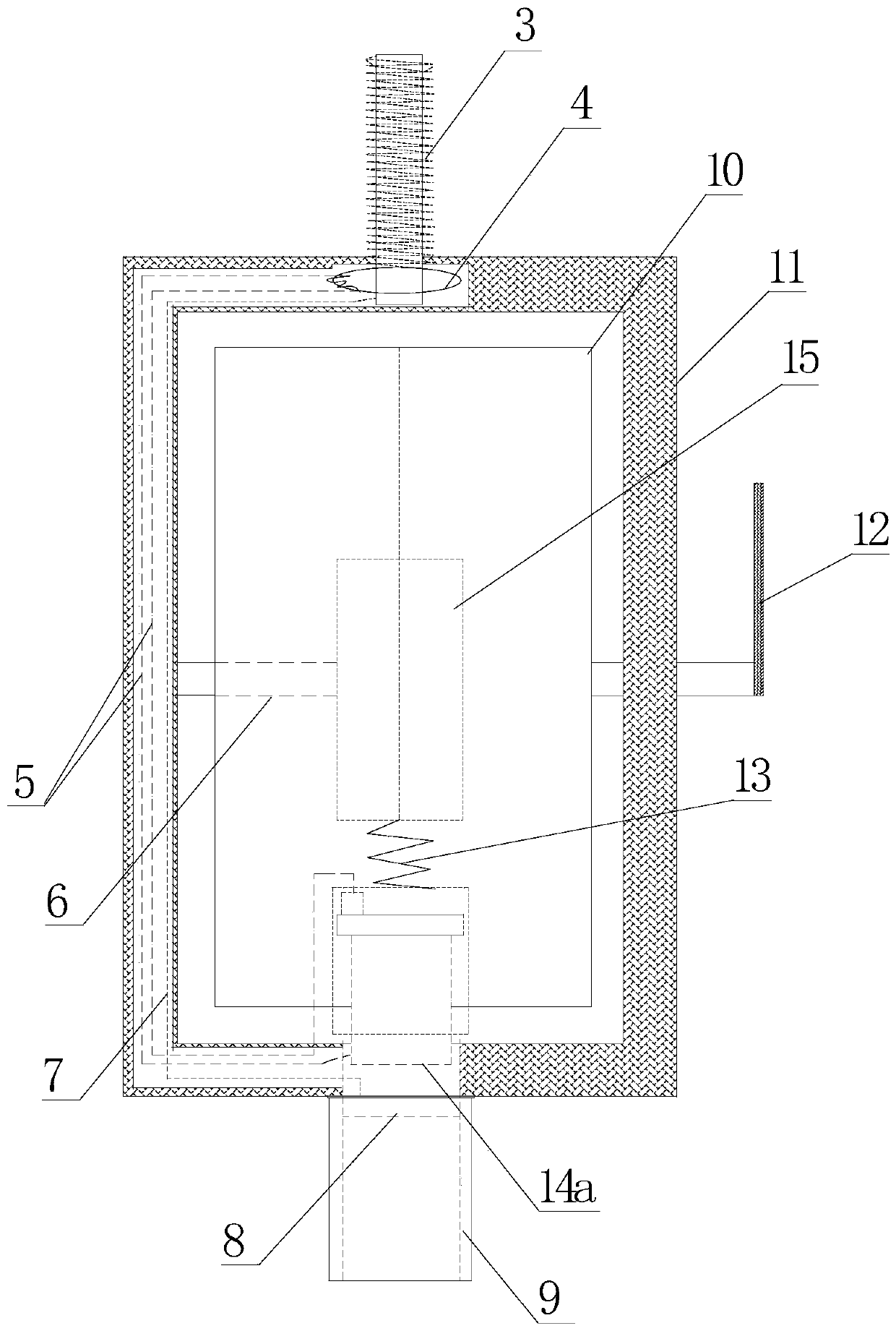 Single-disc wheel type solid-phase arc extinguishing lightning protection device