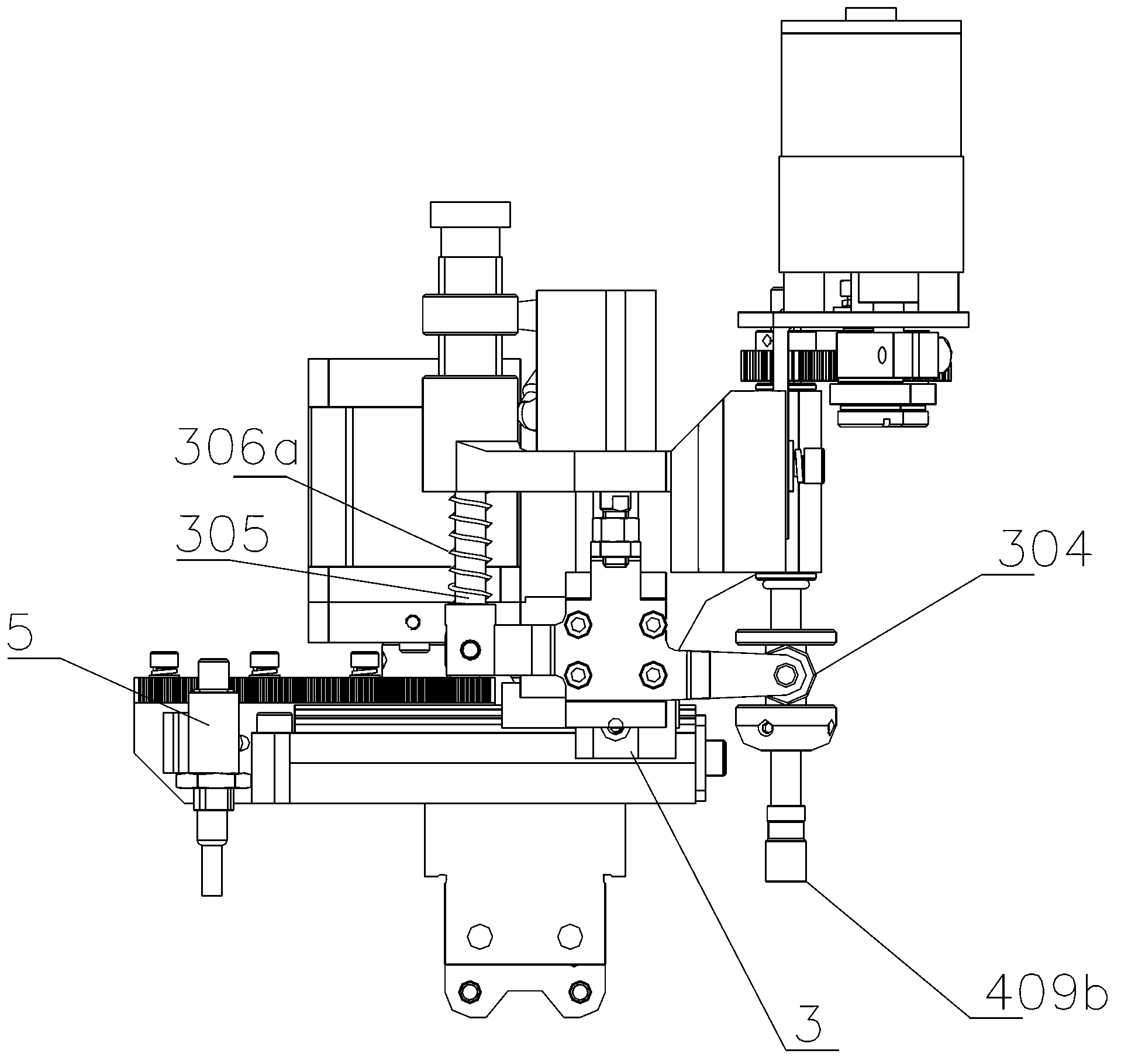 Button translation and rotation improvement mechanism for button sewing machine tool