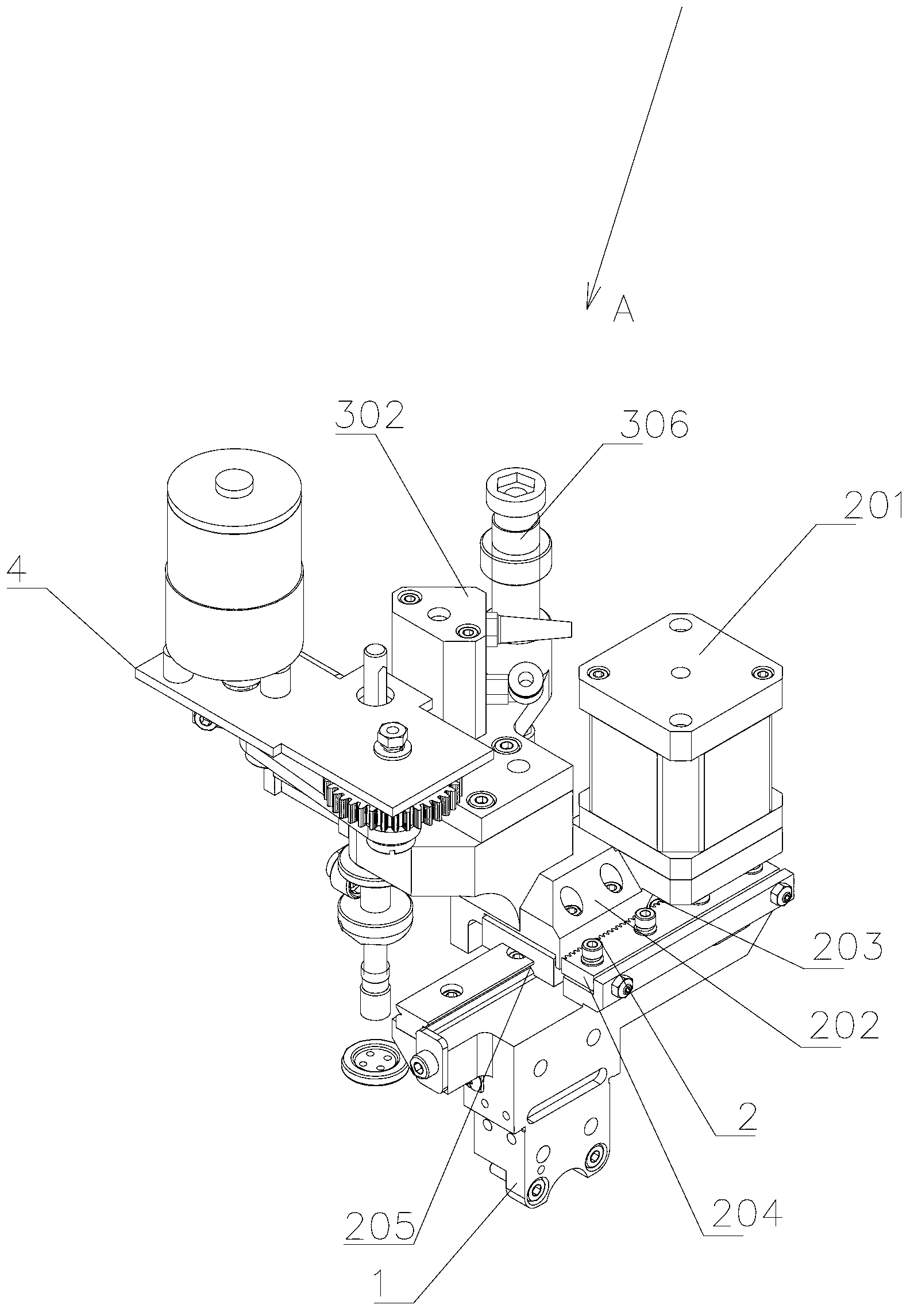 Button translation and rotation improvement mechanism for button sewing machine tool