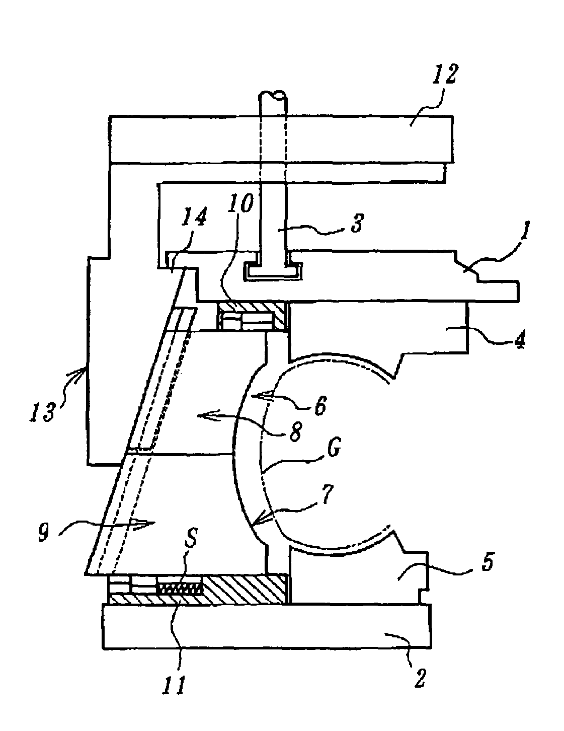 Vulcanizing mold for pneumatic tires