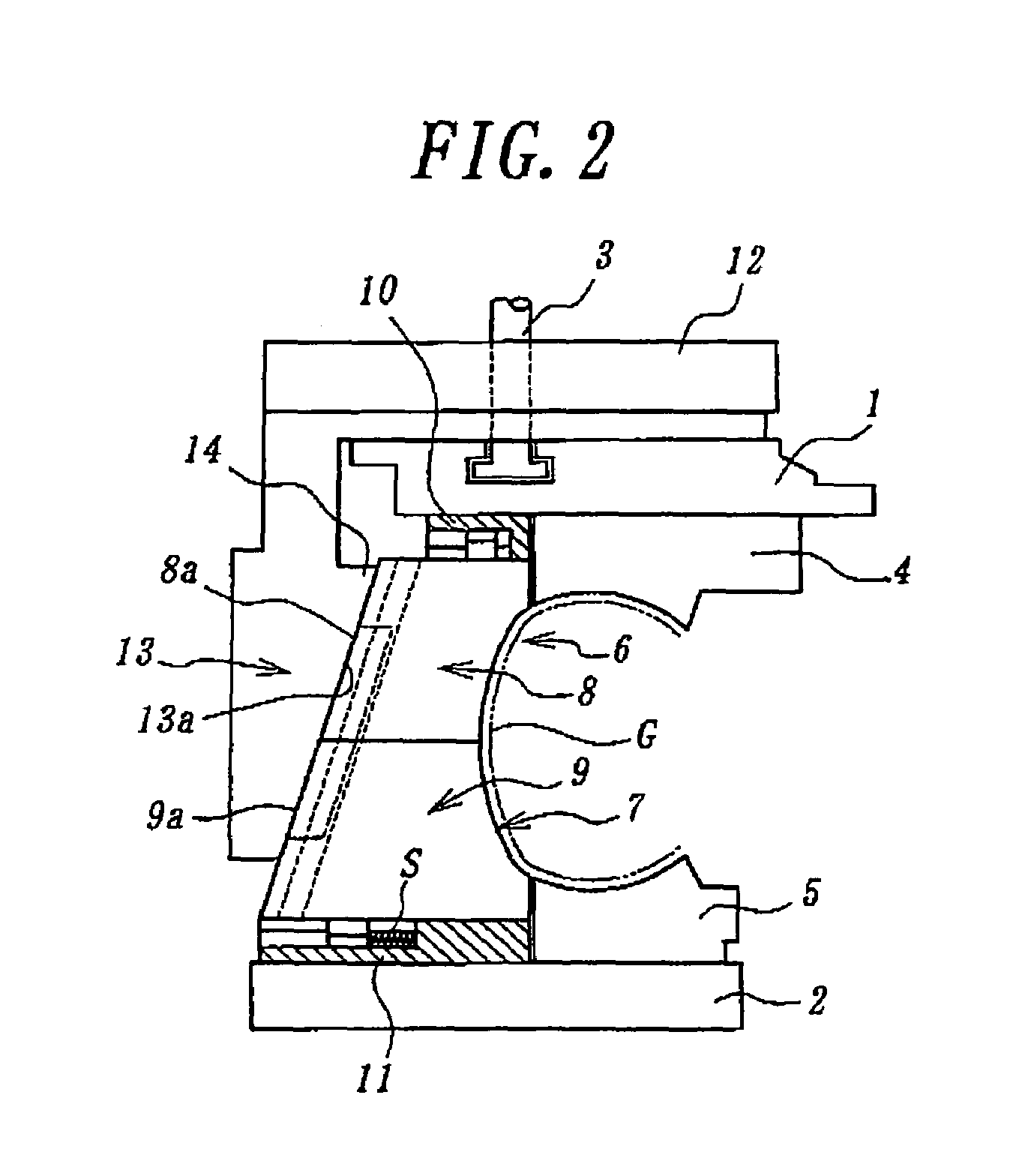 Vulcanizing mold for pneumatic tires