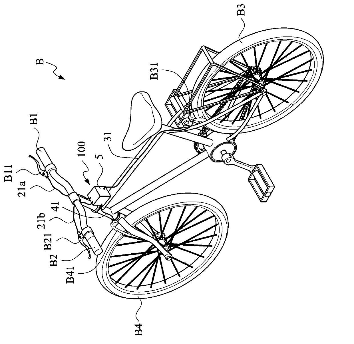 Gear type time difference brake device