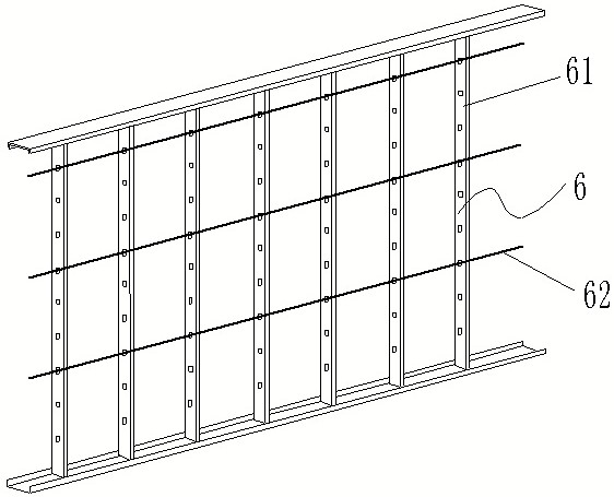 Construction method of gypsum sprayed wall