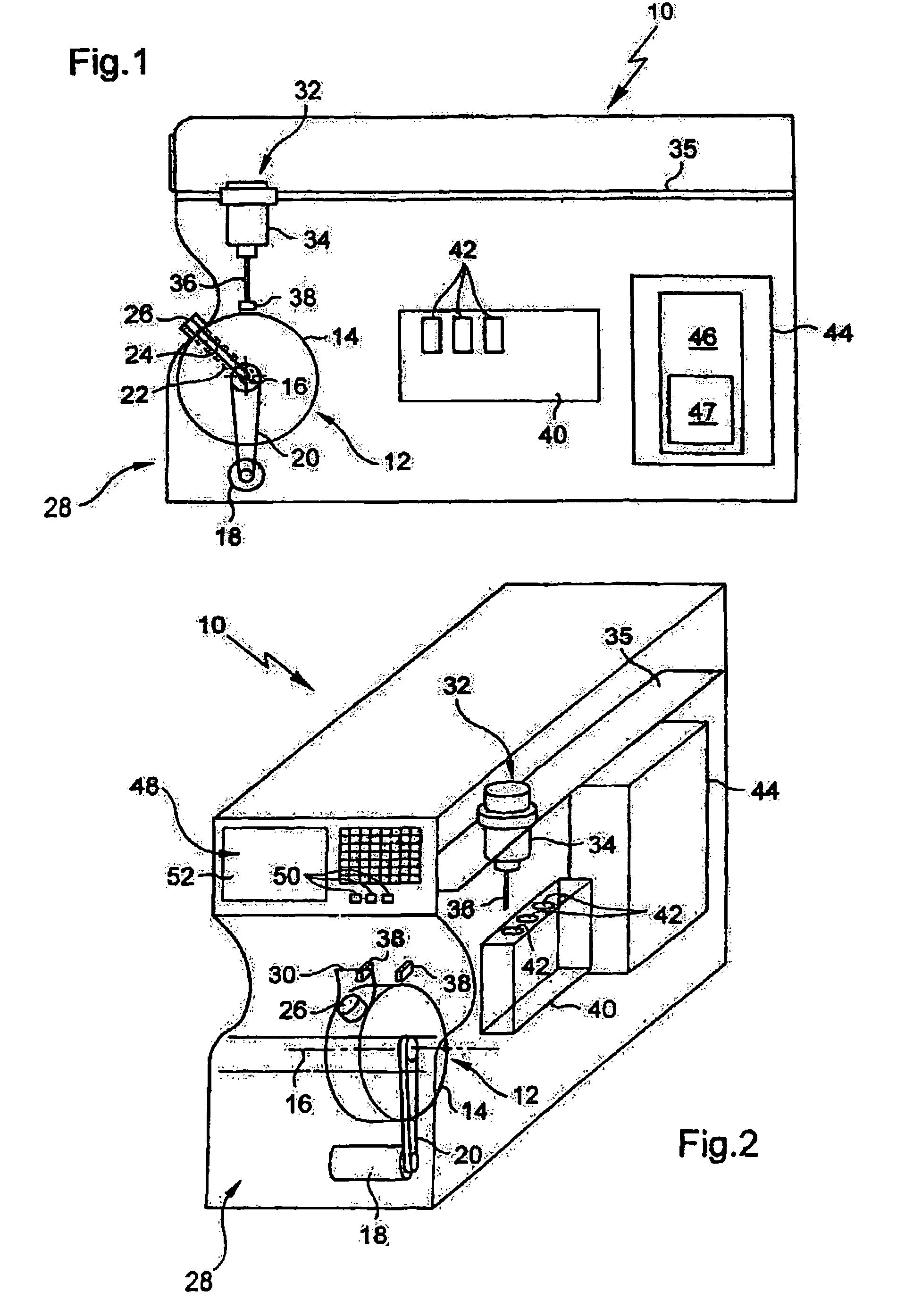 Hematological analyzer on whole blood with stirring device