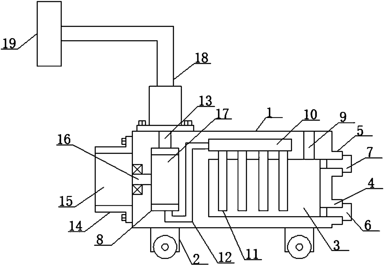 Auxiliary dust removal device for electric drilling machine