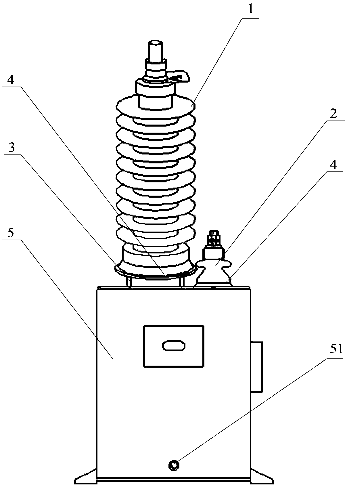 Oil immersed discharge coil