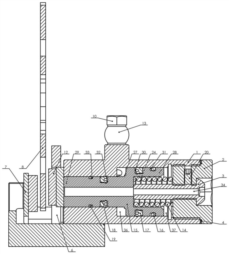 A constant lock hydraulic disc brake device