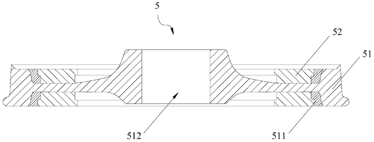 Loose wire flow equipment for wheel