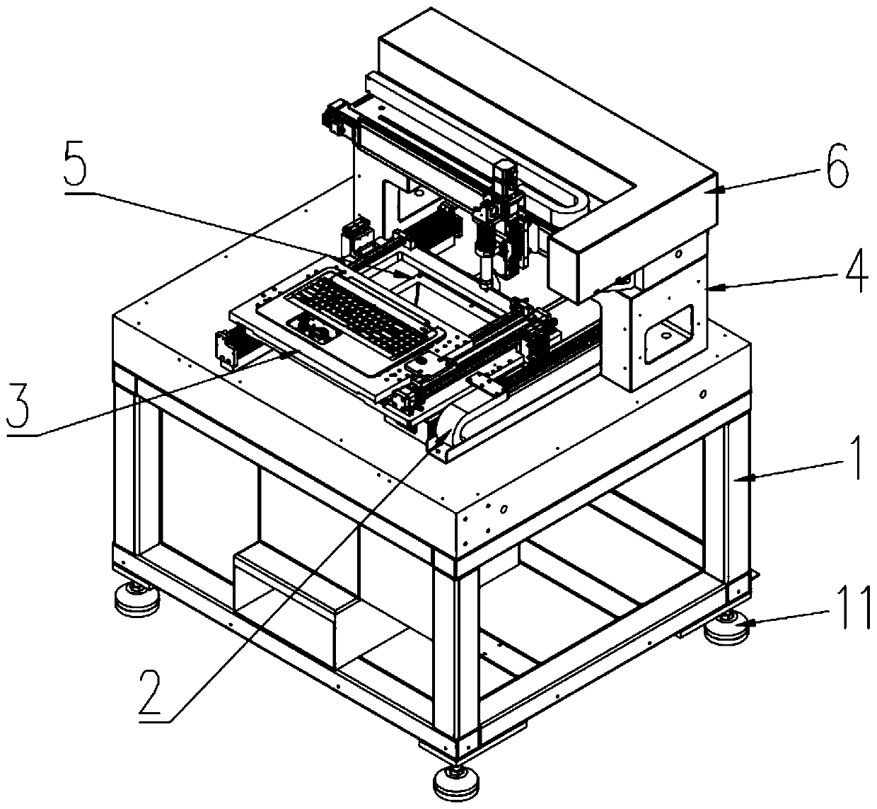 Full-automatic nonmetal laser machining equipment