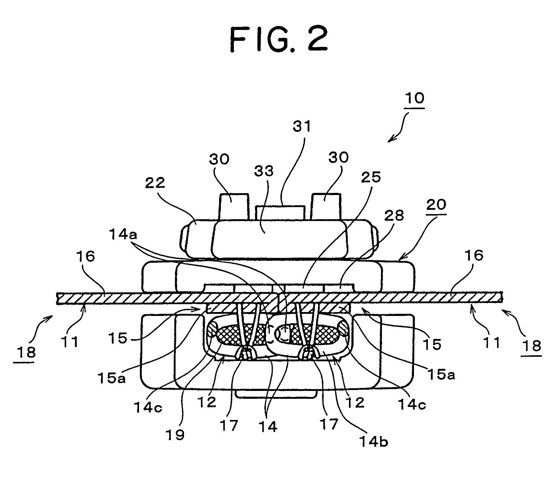 Slider for concealed type slide fastener and concealed type slide fastener