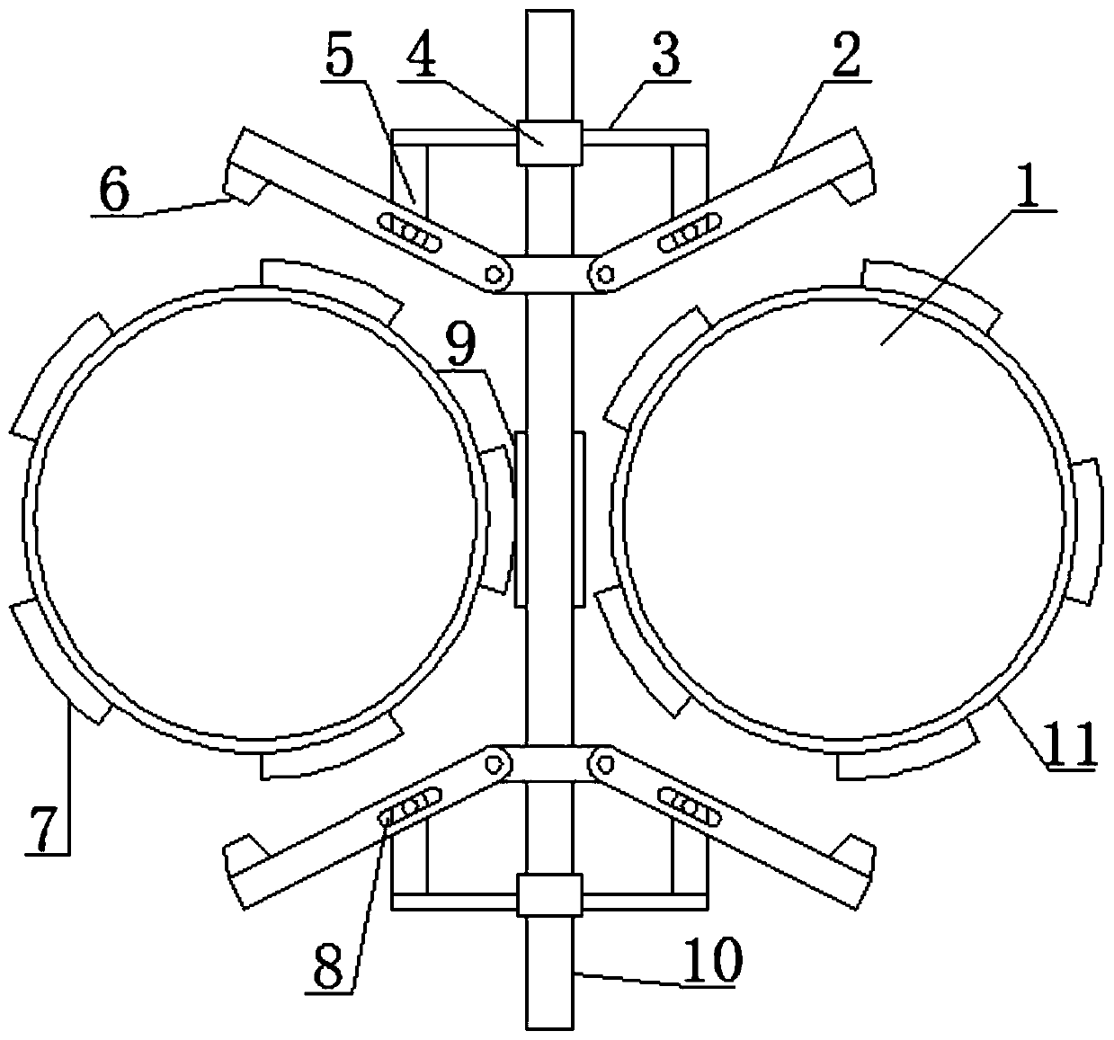 Dual-roller vibrating mechanism