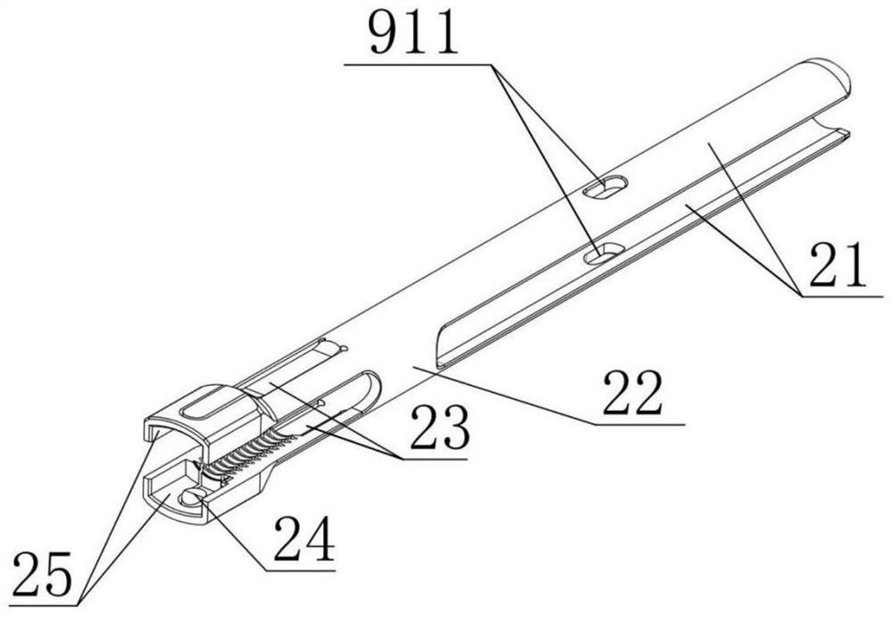 A minimally invasive surgical component for spinal internal fixation