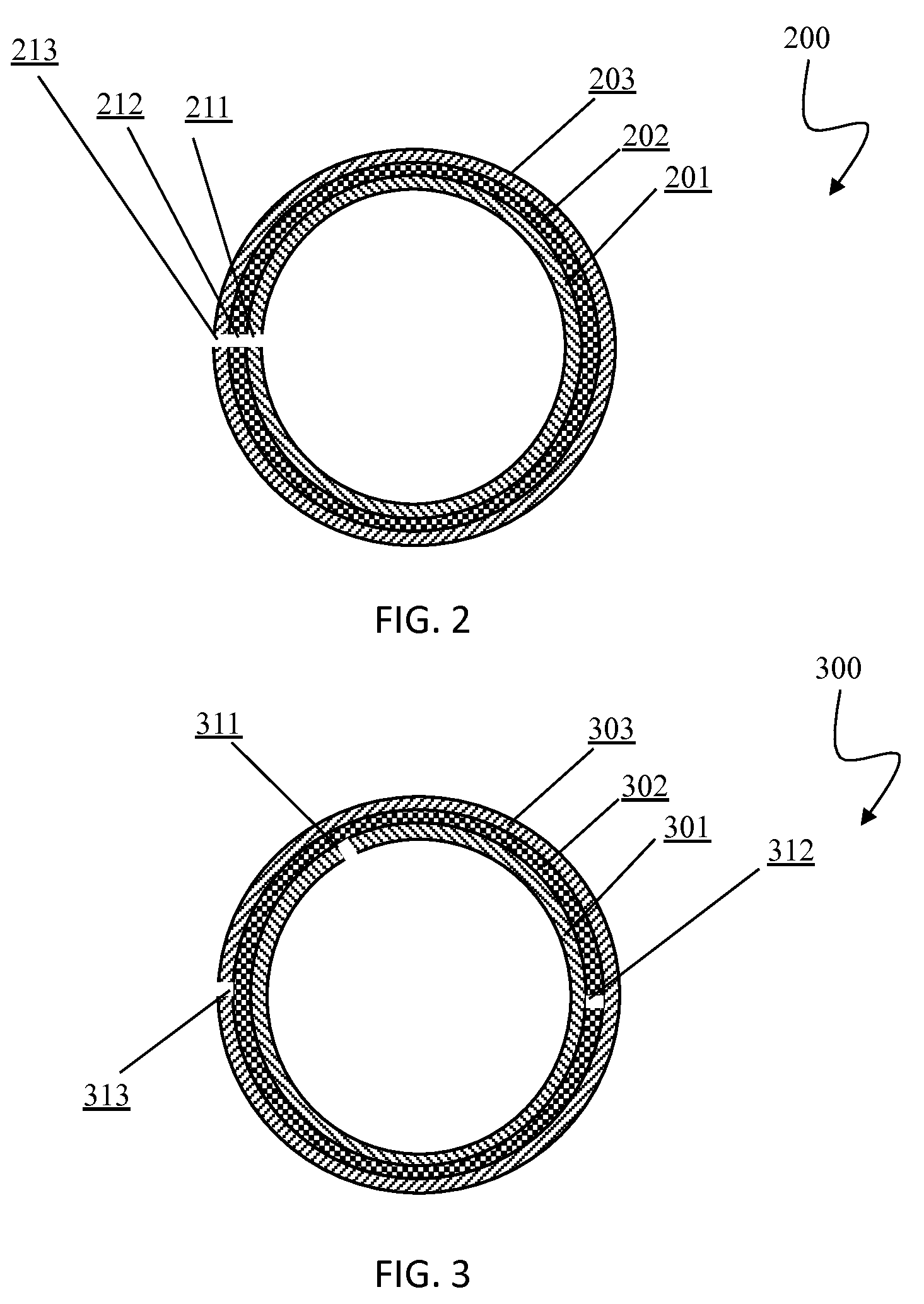 Miniature sensor structures for ion mobility spectrometers