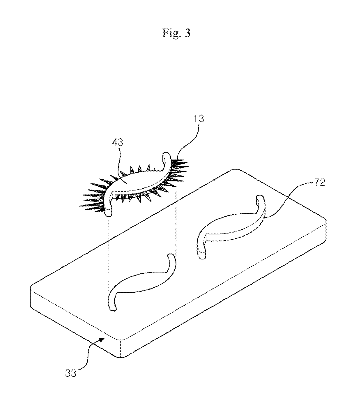 False eyelash organizer