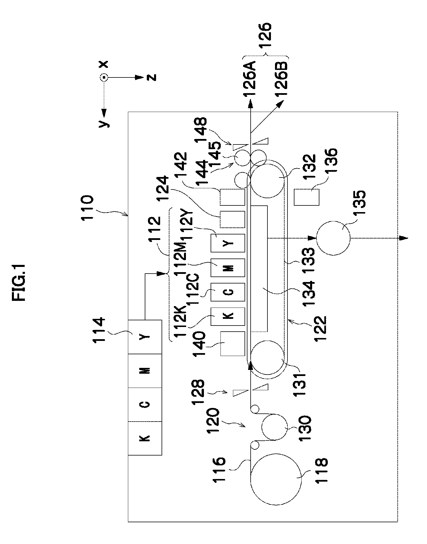 Image recording apparatus, image processing apparatus, image processing method and computer-readable medium for selecting a subsidiary image processing device