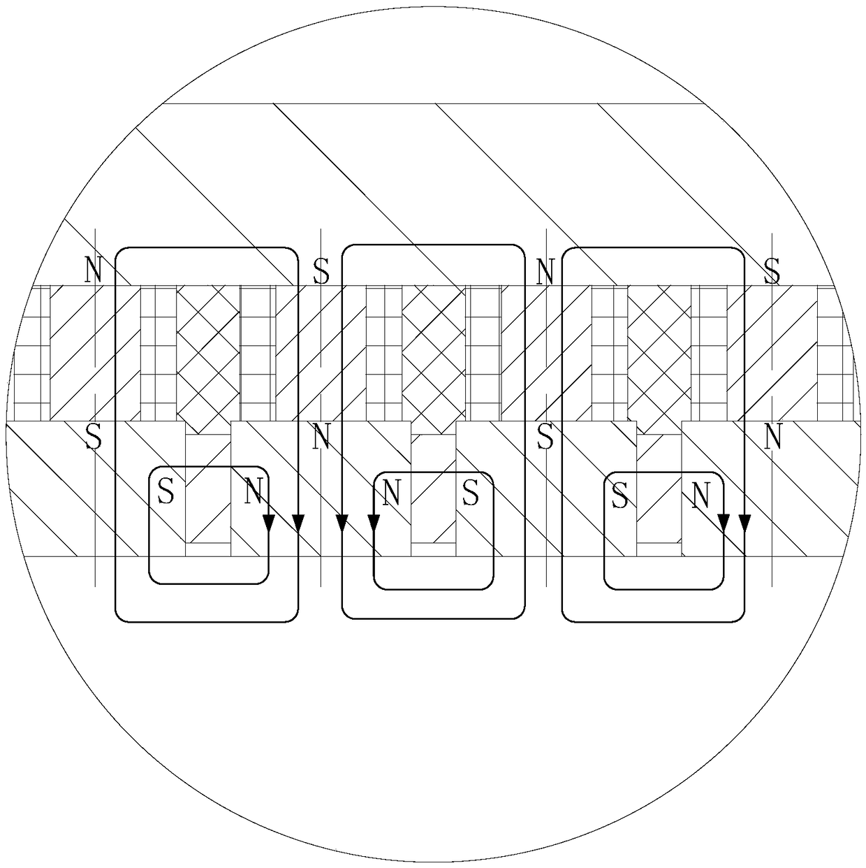 Novel double-acting press machine