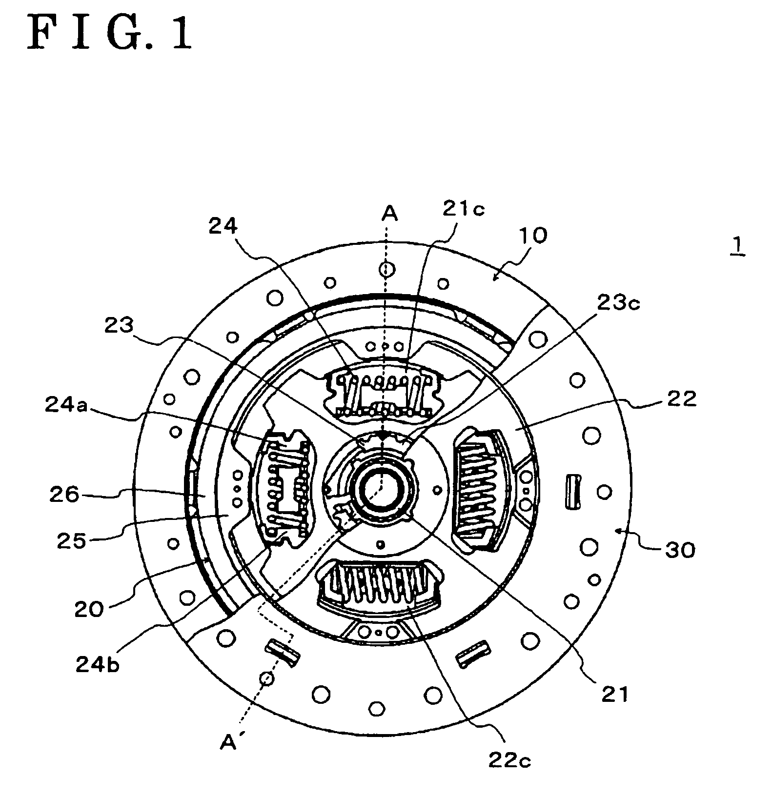 Torque fluctuation absorbing device