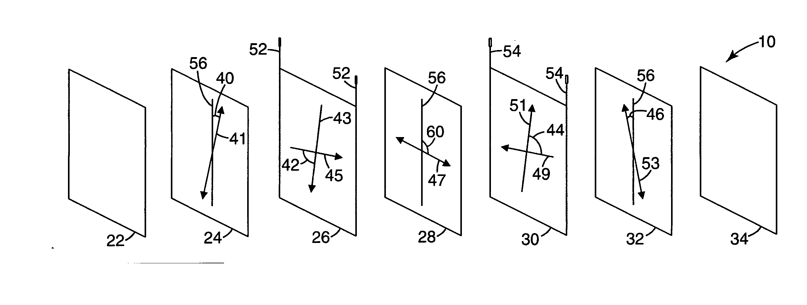 Automatic darkening filter with offset polarizers