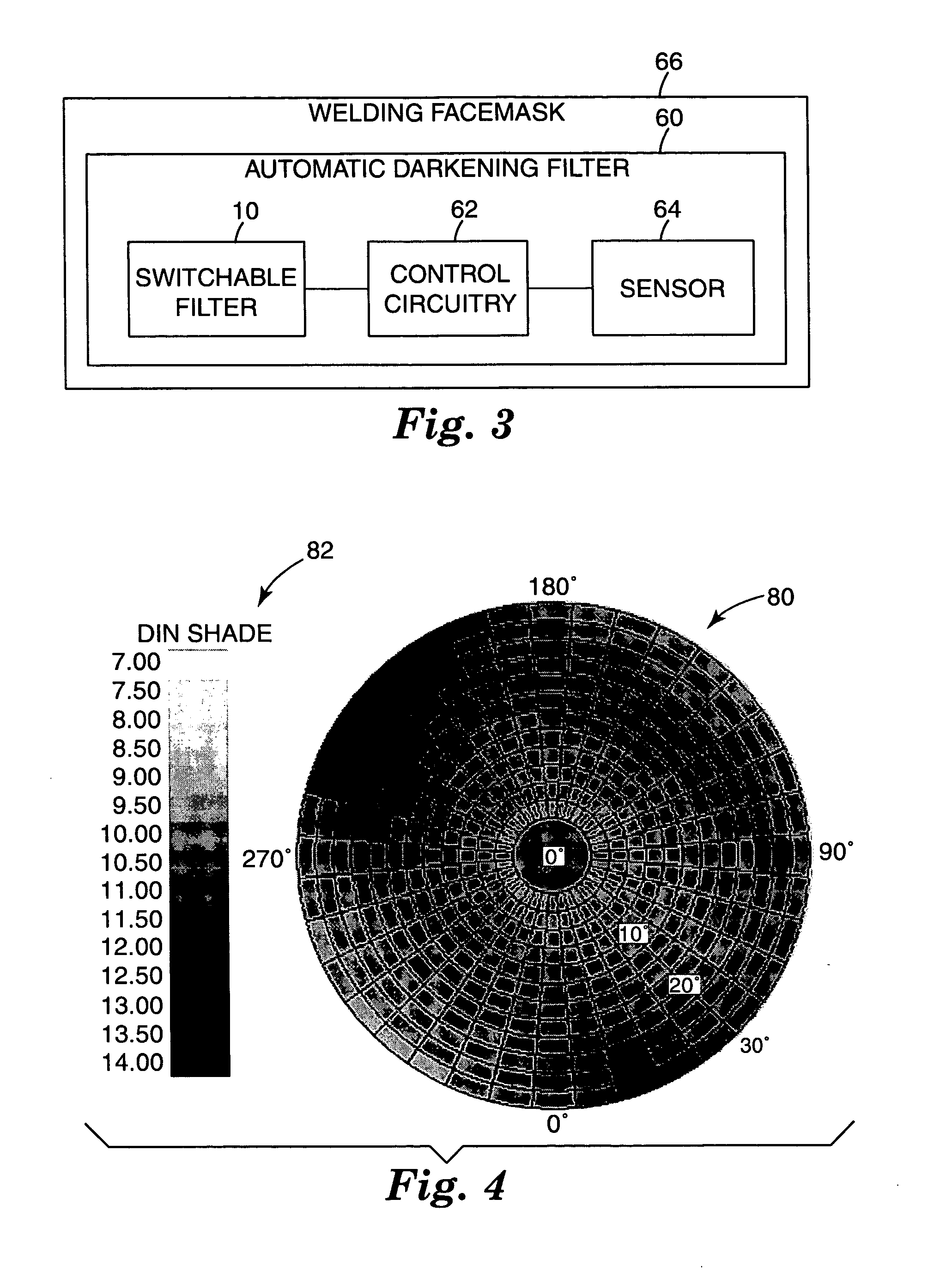 Automatic darkening filter with offset polarizers