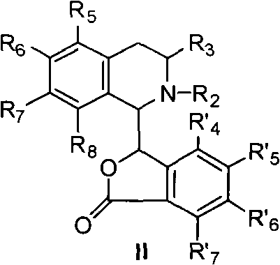 Tetralin isoquinoline compounds as well as preparation methods and applications thereof