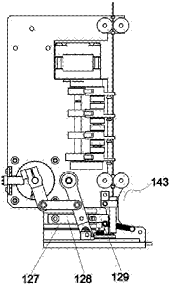 Bead embroidering device