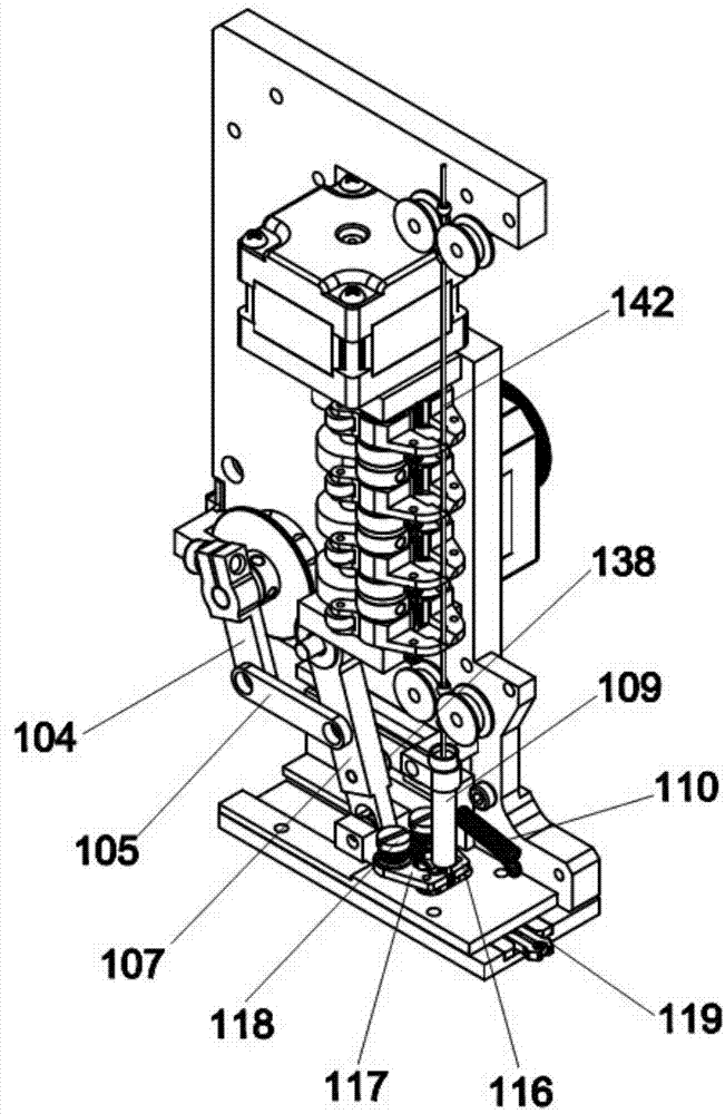 Bead embroidering device