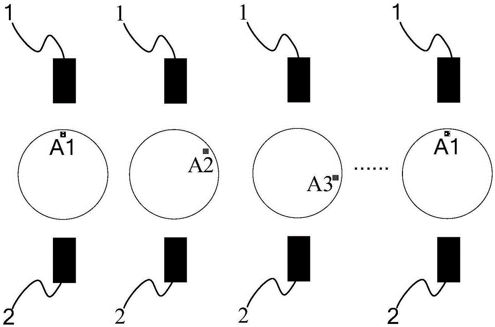 Bending detection method and system for rotating shaft of magnetic suspension bearing