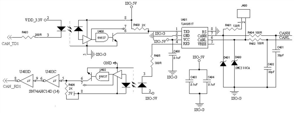 Multi-protocol communication board and multi-protocol communication system based on second-order low-pass filter